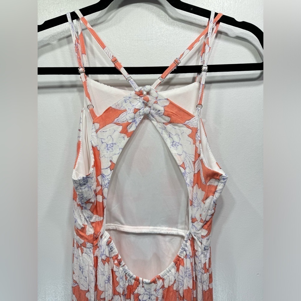 Soiéblu Crepe Floral & Lace Cutout Back Spaghetti Strap Maxi Dress from ModCloth - Picture 7 of 14